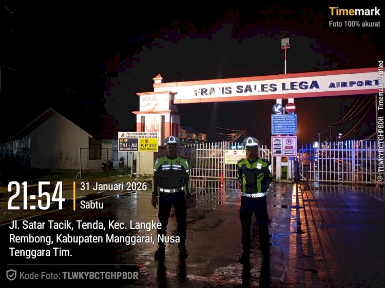 Polres Manggarai Gelar Patroli Malam Antisipasi Balap Liar dan Laka Lantas