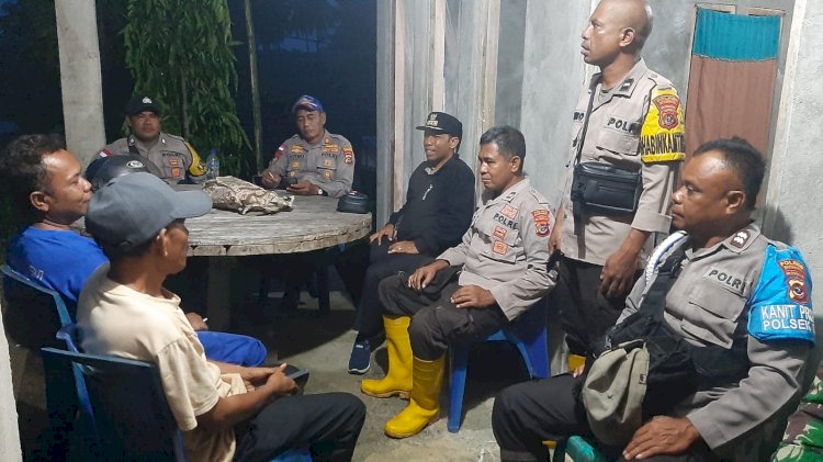 Seorang Ibu Rumah Tangga Terseret Arus Sungai Wae Lokom, Polsek Reo, Polres Manggaraj , Polda  NTT  bersama Tim Gabungan Lakukan Pencarian Intensif.