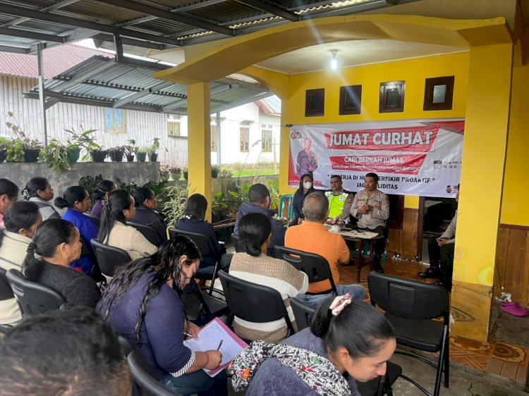 Polres Manggarai Adakan Jumat Curhat, Bahas Tugas Polisi, Pengawasan Anak dan Pembinaan Keamanan