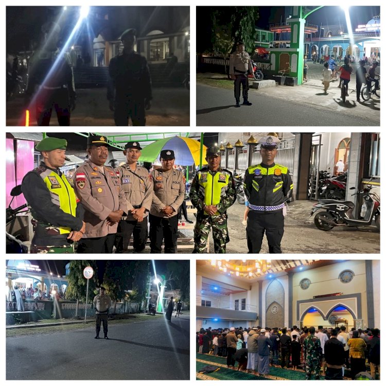 Polres Manggarai  Polda NTT, Amankan Sholat Tarawih Ramadhan 1447 H, Situasi Wilayah Tetap Kondusif