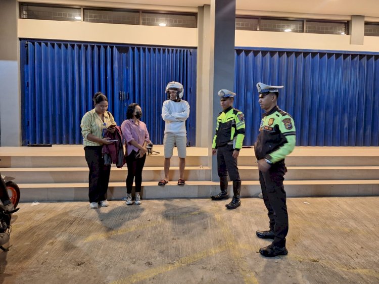 Polres Manggarai Gelar Patroli Malam Antisipasi Balap Liar dan Laka Lantas