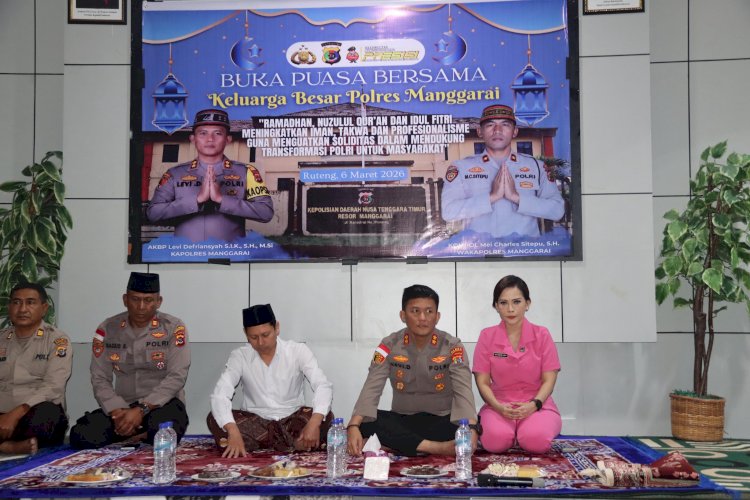 NTT Penuh Kasih, Ramadhan Penuh Berkah: Polres Manggarai Berbagi Takjil dan Buka Puasa Bersama