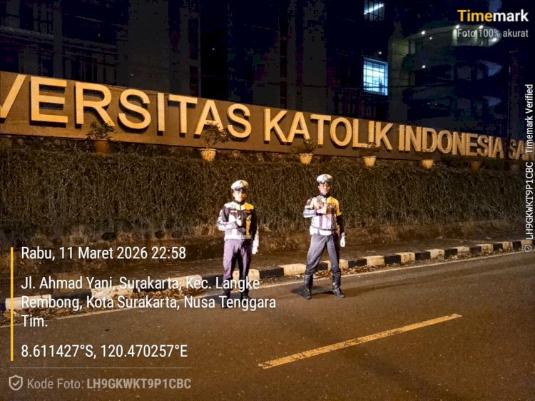 Polres Manggarai Gelar Patroli Malam Antisipasi Balap Liar dan Laka Lantas