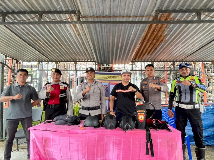 Wujud Nyata Kehadiran Polri, Polres Manggarai Dirikan Pos Pengamanan Terpadu Jelang Idul Fitri