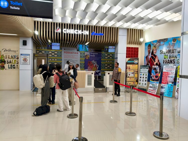 Pengamanan Ketat Penerbangan Susi Air di Bandara Frans Sales Lega, Situasi Aman Terkendali