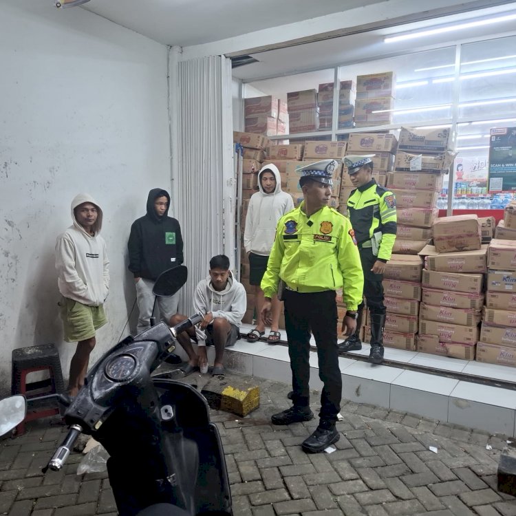 Patroli Malam Polres Manggarai Antisipasi Balap Liar dan Tekan Angka Kecelakaan Lalu Lintas