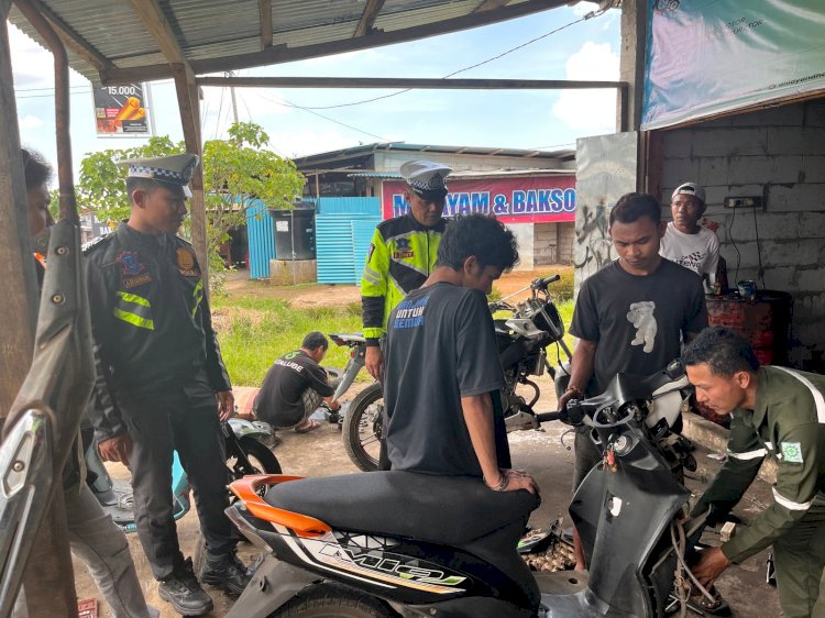 Sat Lantas Polres Manggarai Intensifkan Patroli KRYD dan Edukasi Kamseltibcar Lantas di Kota Ruteng