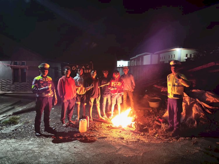 Patroli Malam Polres Manggarai Intensif, Antisipasi Balap Liar dan Tekan Laka Lantas di Kota Ruteng