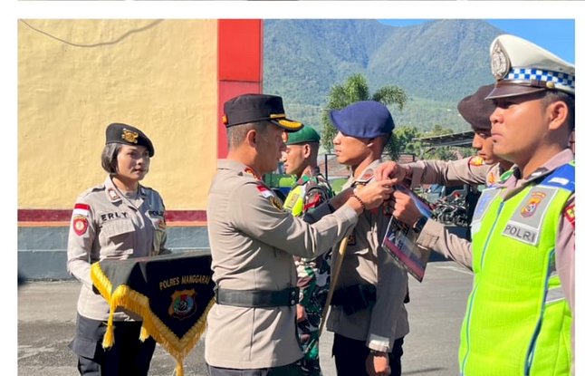 Kapolres Manggarai Pimpin Apel Gelar Pasukan Operasi “Semana Santa Turangga – 2026” untuk Pengamanan Hari Raya Paskah