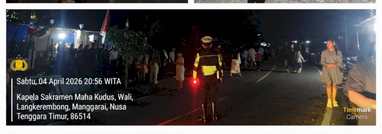 Perayaan Sabtu Suci Penuh Kesakralan, Polres Manggarai Pastikan Situasi Aman dan Kondusif