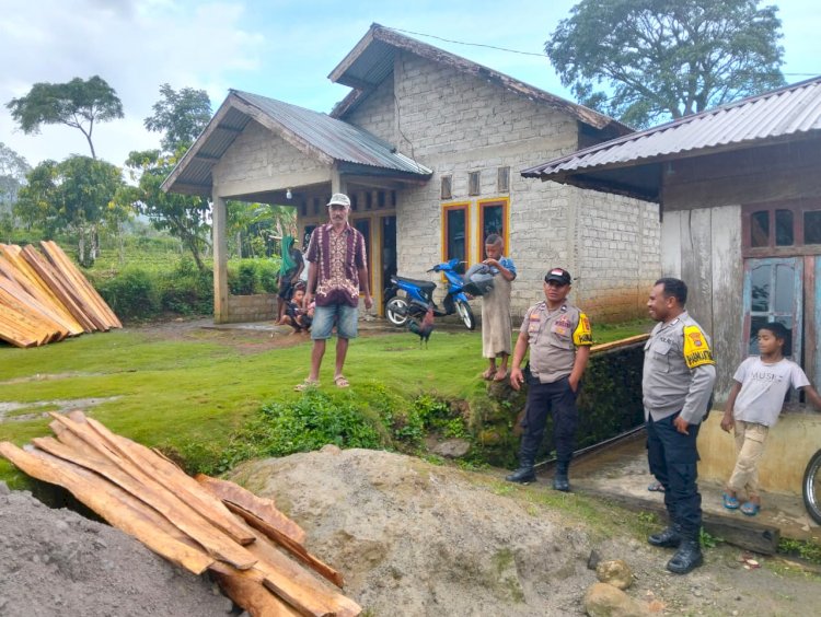 Bhabinkamtibmas Polsek Ruteng Intensifkan Sambang Warga di Desa Pong La’o, Perkuat Kemitraan dan Kamtibmas