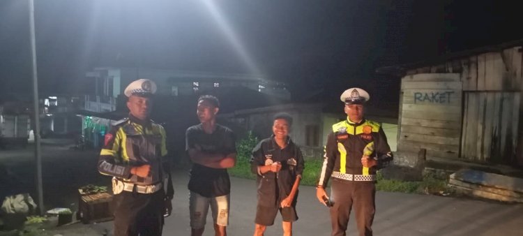 Patroli Malam Polres Manggarai Intensif Antisipasi Balap Liar dan Kecelakaan Lalu Lintas