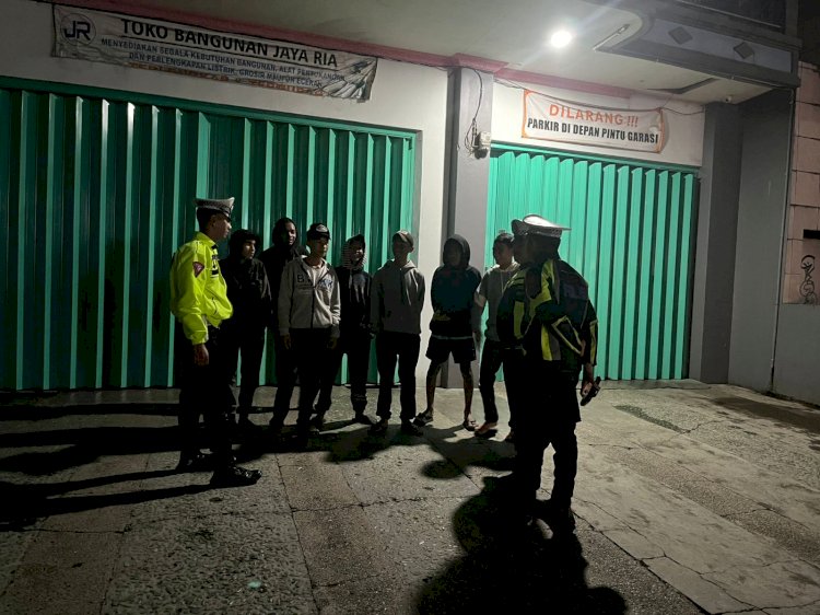 Polres Manggarai Tingkatkan Patroli Malam di Jalan Motang Rua dan Adi Sucipto, Antisipasi Balap Liar dan Parkir Liar