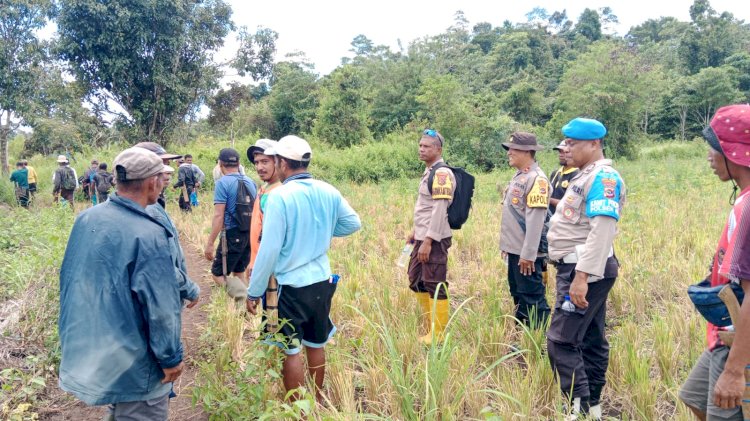 Polsek Reo Intensifkan Monitoring Sengketa Batas Tanah, Tegaskan Peran Polri dalam Menjaga Kamtibmas