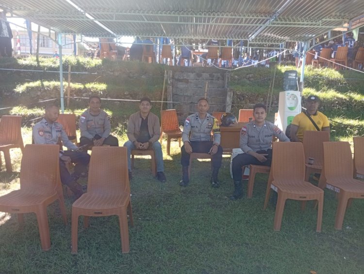 POLRES MANGGARAI AMANKAN KEGIATAN OLAHRAGA DALAM RANGKA DIES NATALIS UNIKA SANTU PAULUS RUTENG KE-67, SITUASI BERJALAN AMAN DAN KONDUSIF