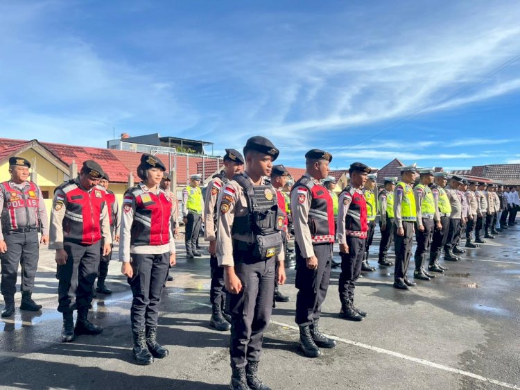 Wakapolres Manggarai Pimpin Apel Jam Pimpinan: Tegaskan Anggota Jaga Etika dan Hindari Perbuatan Negatif.