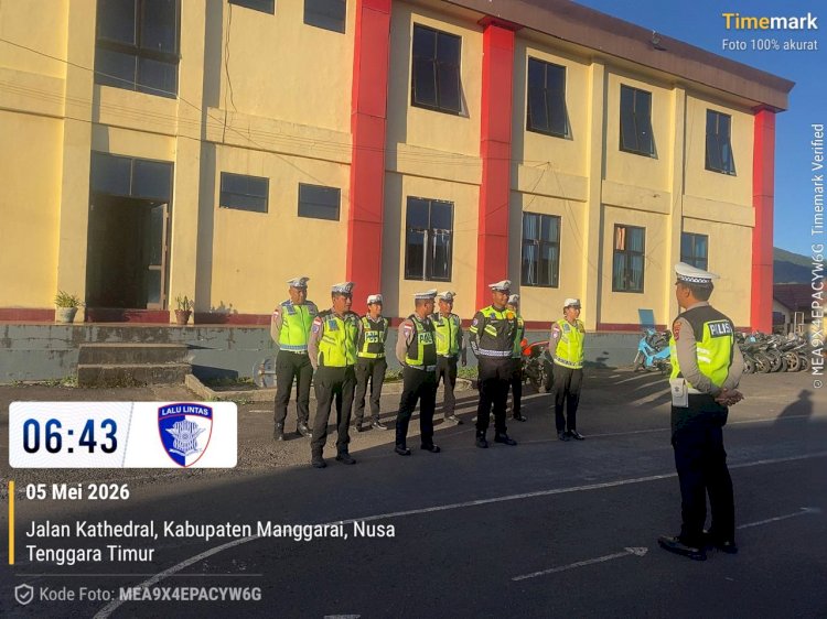Anggota Satlantas Laksanakan Pengaturan Pagi, Wujud Nyata Pelayanan Demi Keamanan dan Keselamatan Masyarakat