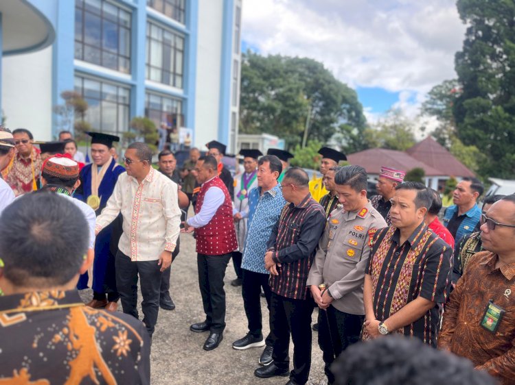 Perkuat Sinergitas, Kapolres Manggarai Hadiri Penjemputan Gubernur NTT Bersama Forkopimda