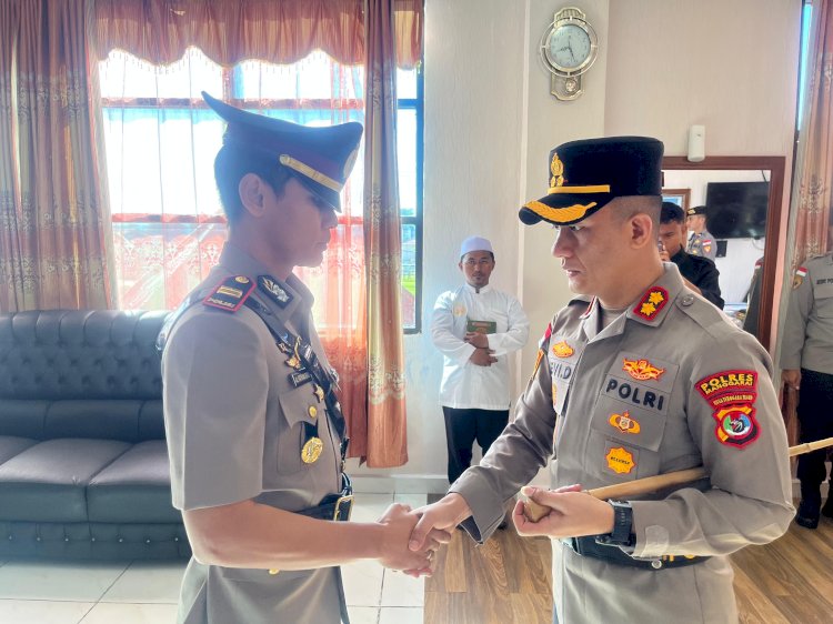 IPTU Alfathan Bimo Pratama Resmi Jabat Kasat Lantas Polres Manggarai, Polda NTT.