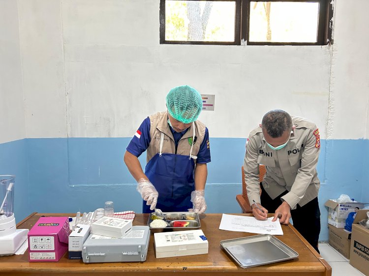 Tim Food Security Polres Manggarai Pastikan Menu MBG Aman dan Layak Konsumsi