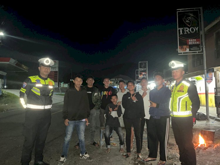 Patroli Malam Satlantas Polres Manggarai Antisipasi Balap Liar dan Kecelakaan Lalu Lintas