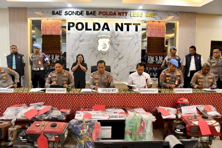 “ Polda NTT Ungkap 76 Kasus Kejahatan Konvensional, Kapolda Tegaskan Tidak Ada Ruang bagi Pelaku Kriminal*