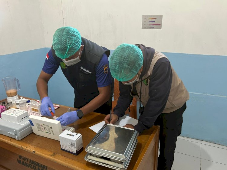 TIM FOOD SECURITY POLRES MANGGARAI PASTIKAN KELAYAKAN DAN KEAMANAN MENU PROGRAM MAKAN BERGIZI GRATIS