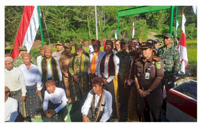 Sinergitas Tanpa Batas Wakapolres Manggarai Bersama Jajaran Forkopimda Dampingi Dandim 1612 Manggarai , Sambut Kedatangan Pangdam IX/Udayana