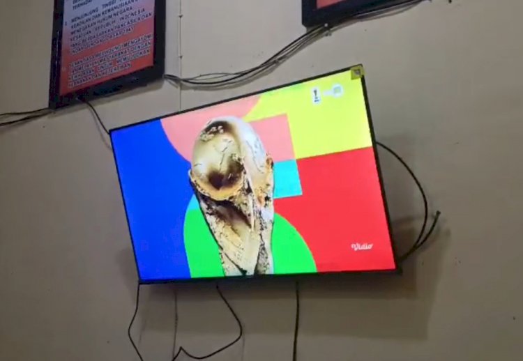 PERKUAT HUBUNGAN MASYARAKAT YANG HUMANIS, POLSEK SATAR MESE POLRES MANGGARAI GELAR NOBAR PEMBUKAAN PIALA DUNIA 2026