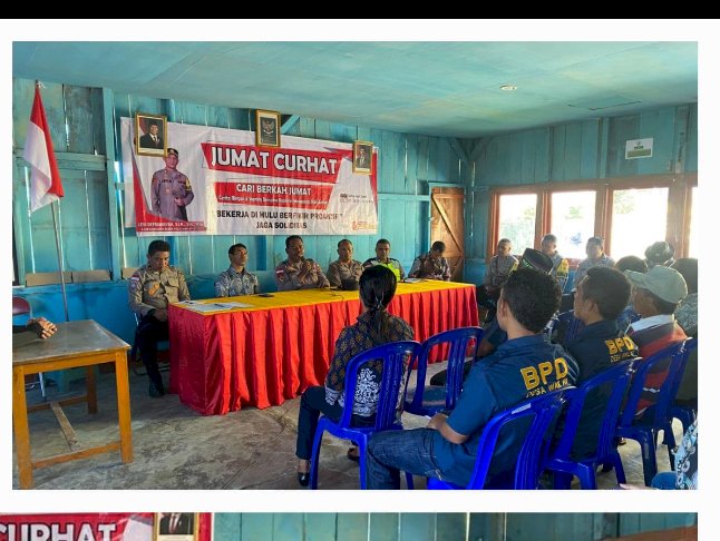 DARI KENAKALAN REMAJA, KERINDUAN AKAN KEHADIRAN POLISI HINGGA MEKANISME PENGURUSAN SIM, MENJADI CURAHAN HATI MASYARAKAT WAE RI’I DALAM KEGIATAN JUMAT CURHAT POLRES MANGGARAI