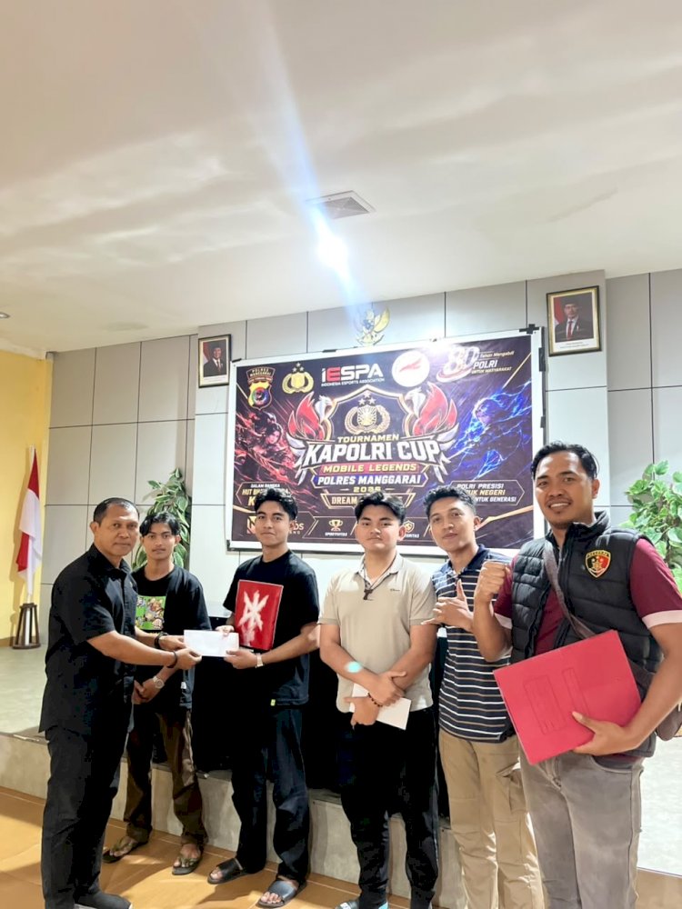 SAMBUT HARI BHAYANGKARA KE-80, POLRES MANGGARAI GELAR TURNAMEN E-SPORT MOBILE LEGENDS PIALA KAPOLRI CUP 2026, WADAHKAN BAKAT GENERASI MUDA DALAM SEMANGAT SPORTIVITAS