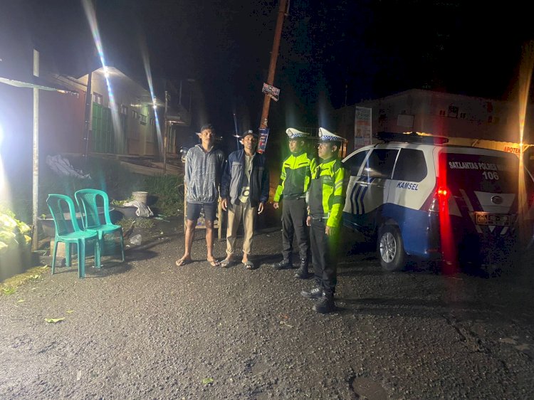 Patroli Malam Satlantas Polres Manggarai Intensifkan Pencegahan Balap Liar dan Kecelakaan Lalu Lintas