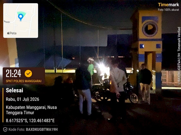 Patroli Malam SPKT Polres Manggarai Perkuat Kehadiran Polri di Tengah Masyarakat, Warga Diimbau Aktif Jaga Kamtibmas