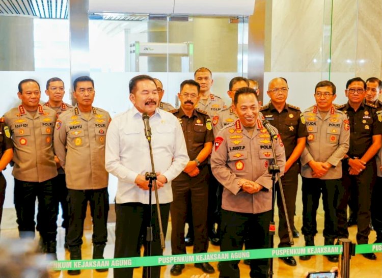 Kapolri dan Jaksa Agung Perkuat Sinergitas Penegakan Hukum, Pastikan Soliditas Institusi*