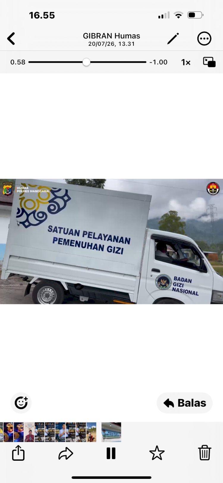 POLRES MANGGARAI BERKOMITMEN DUKUNG PENUH PROGRAM MAKAN BERGIZI GRATIS, SPPG LANGKE REMBONG PAU 3 YAYASAN KEMALA BHAYANGKARI RESMI BEROPERASI