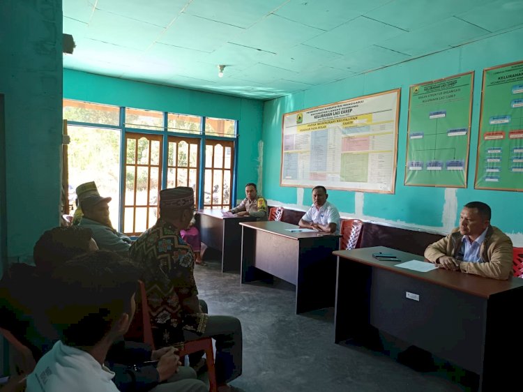 BHABINKAMTIBMAS LAKUKAN PROBLEM SOLVING, REDAM POTENSI KONFLIK AKIBAT DUGAAN PENYEROBOTAN TANAH
