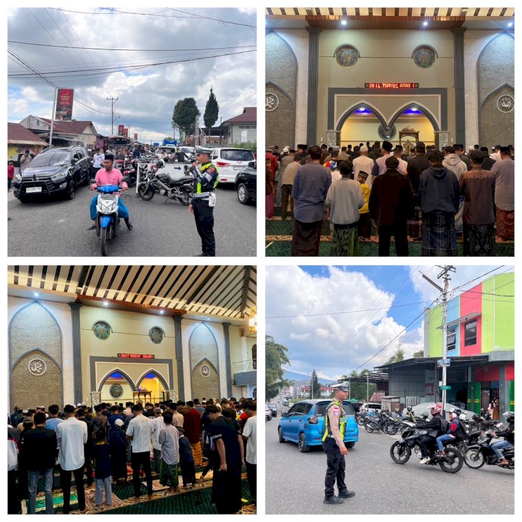 POLRES MANGGARAI PASTIKAN IBADAH SHOLAT JUMAT BERLANGSUNG AMAN, TERTIB, DAN KONDUSIF DI SELURUH WILAYAH HUKUM POLRES MANGGARAI