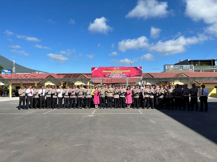 YANG DATANG MEMBAWA HARAPAN, YANG PERGI MENINGGALKAN KENANGAN, KAPOLRES MANGGARAI PIMPIN SERTIJAB KASAT RESKRIM, TEKANKAN PROFESIONALISME DALAM PENEGAKAN HUKUM