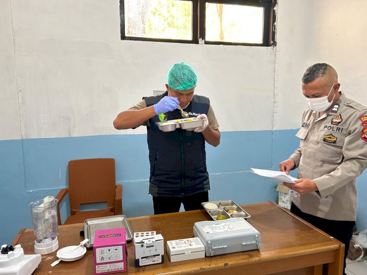 Tim Food Security Polres Manggarai Pastikan Program Makan Bergizi Gratis Aman dan Memenuhi Standar Kesehatan