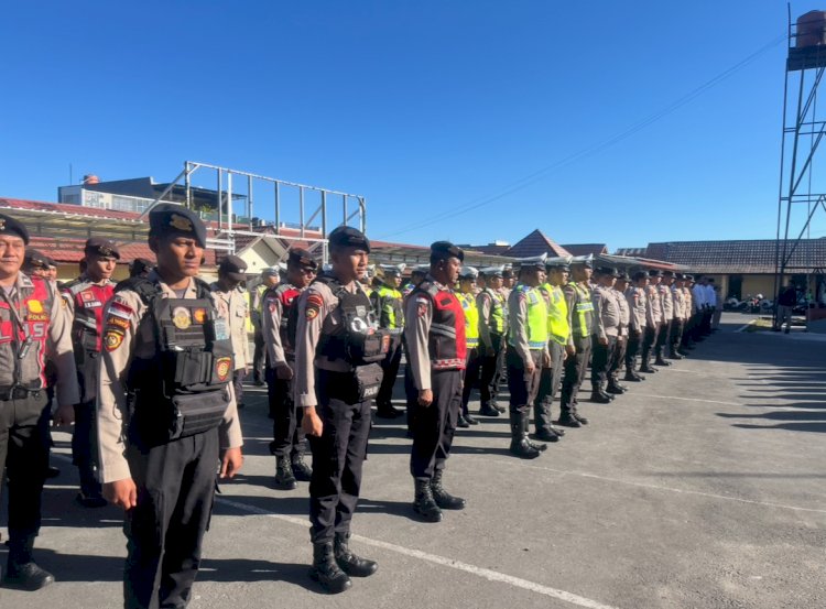 Wakapolres Manggarai Tekankan Pentingnya Profesionalisme dan Disiplin Anggota dalam Pelaksanaan Tugas