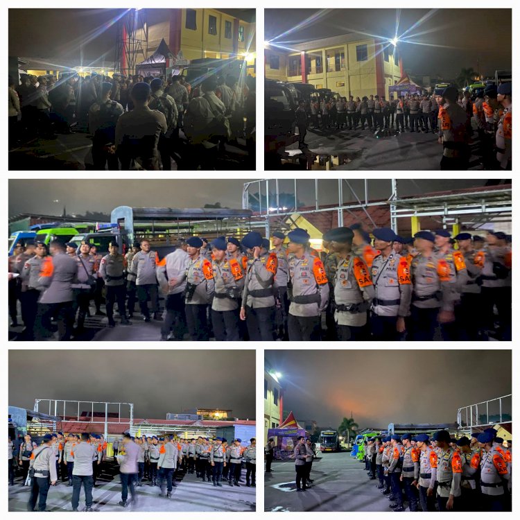 Polres Manggarai Terima Kedatangan Personel BKO Resimen 2 Pelopor Korps Brimob Polri untuk Bantuan Penanganan Pascagempa