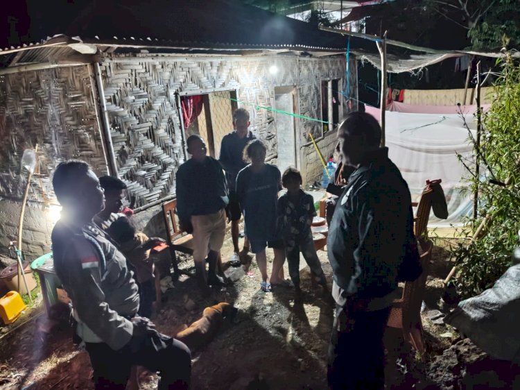 Redam Kepanikan Warga Terdampak Gempa, Padal Posko Barang Kolong Reo Laksanakan Patroli Dialogis Humanis dan Berikan Penguatan