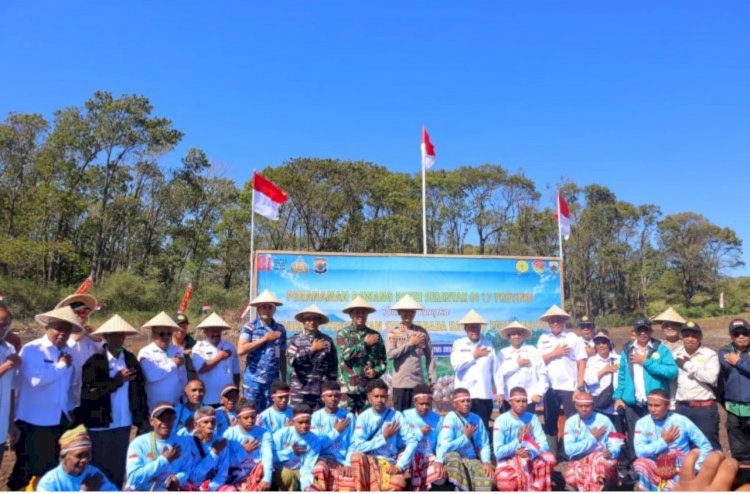 Polda NTT Dorong Ketahanan Pangan melalui Penanaman Bawang Putih Serentak