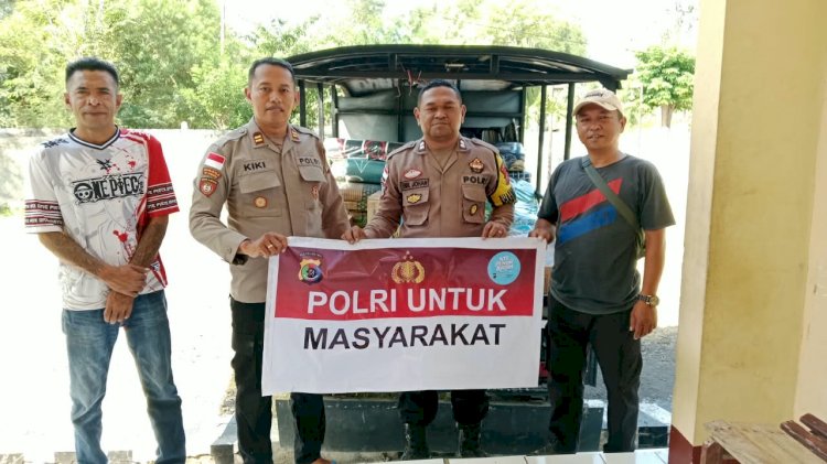 Polres Manggarai Salurkan Bantuan Polri Melalui Polsek Satar Mese, Jangkau Warga Terdampak Gempa hingga Pelosok
