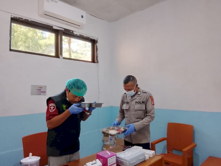 Tim Food Security Polres Manggarai Periksa Keamanan Makanan Program MBG di SPPG Polres Manggarai