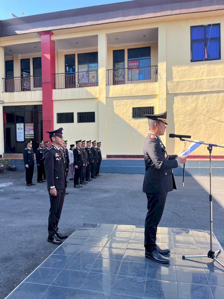 KAPOLRES MANGGARAI PIMPIN UPACARA HARI KESAKTIAN PANCASILA, TEGUHKAN SEMANGAT PERSATUAN DAN PENGABDIAN