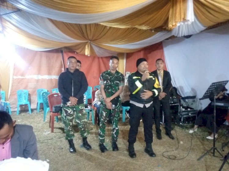 Bhabinkamtibmas Wae Ri’i Hadir Amankan Pesta Pernikahan, Wujud Nyata Polri Jaga Kamtibmas di Tengah Masyarakat