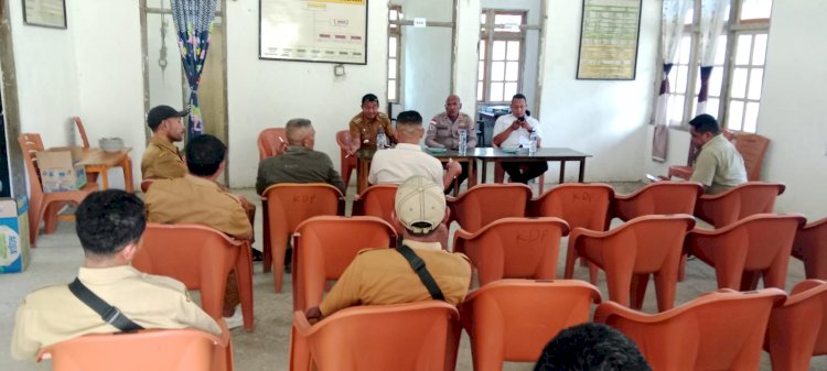 Jelang Pilkades 8 Oktober, Polsek Cibal Intensifkan Patroli dan Sambang di Tiga Desa