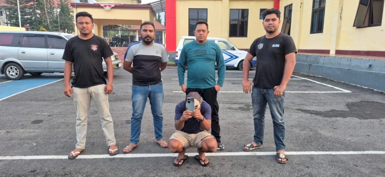 GERAK CEPAT UNIT JATANRAS SATRESKRIM POLRES MANGGARAI, TERDUGA PELAKU PENCURIAN HANDPHONE DAN AKSES ILEGAL DIAMANKAN