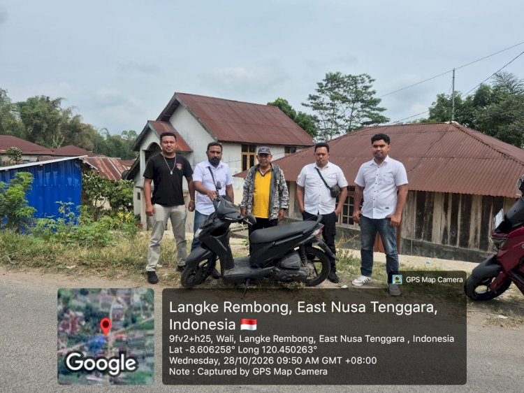Unit Jatanras Polres Manggarai Amankan Motor Hasil Pengungkapan Kasus Curanmor di Lawir